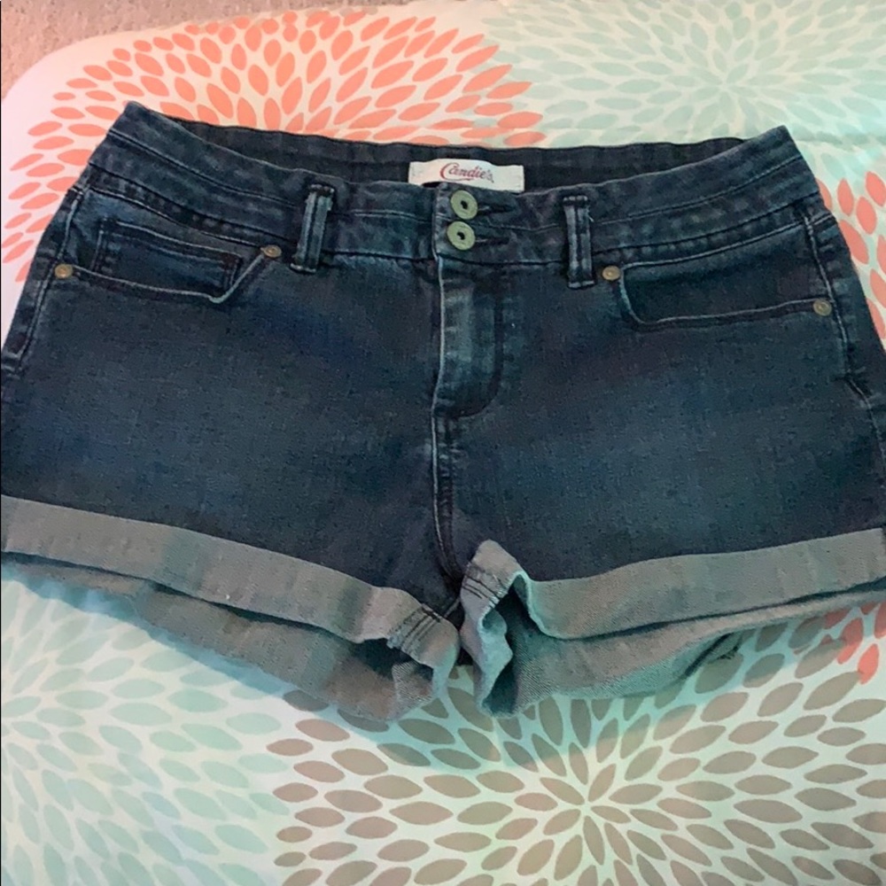 Blue Denim Shorts